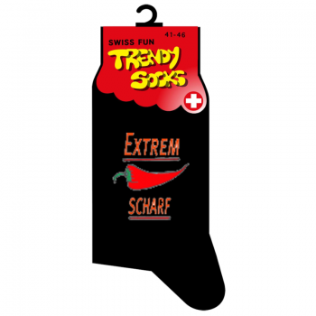 Socken "Chili - Extrem Scharf"
